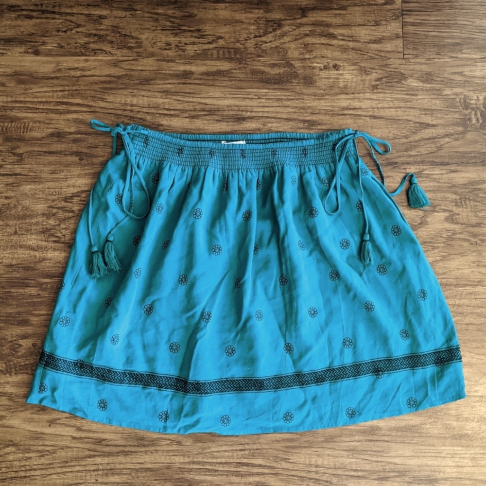 Ann Taylor Loft Green A Line Skirt New